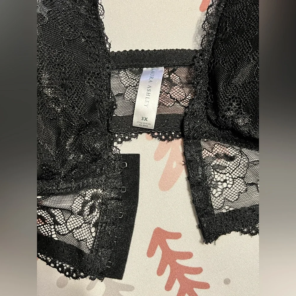 Laura Ashley Black Lace Bra